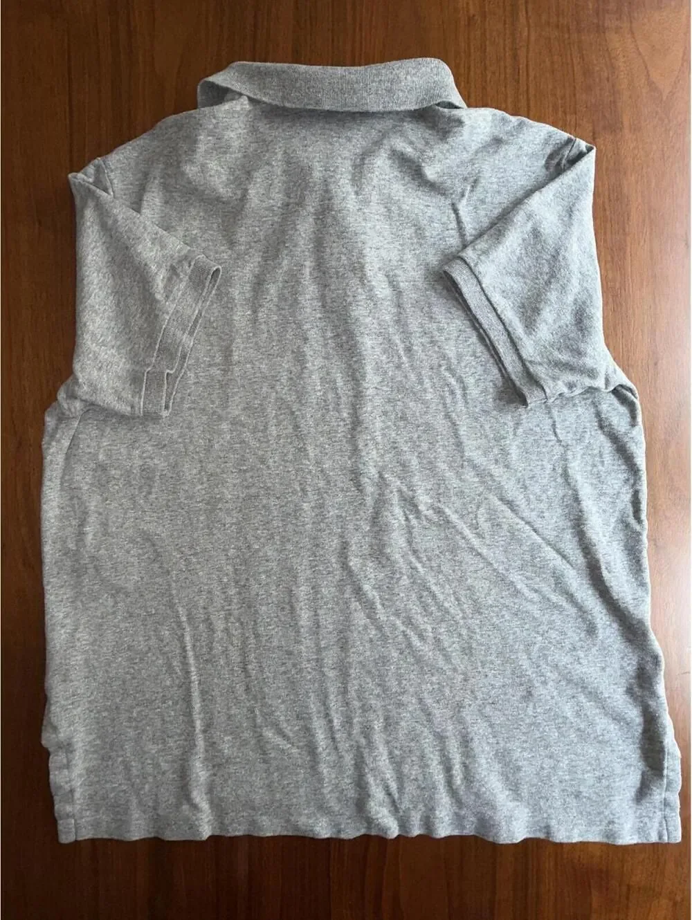 Polo Ralph Lauren Custom Fit Gray Short Sleeve Polo Shirt - Size Large